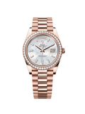 RLX  Day-Date Mother of Pearl Diamonds Dial  228345rbr-0026