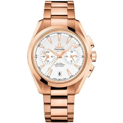 Omega Aqua Terra 150m Co-Axial GMT Chronograph Watch 231.50.43.52.02.001