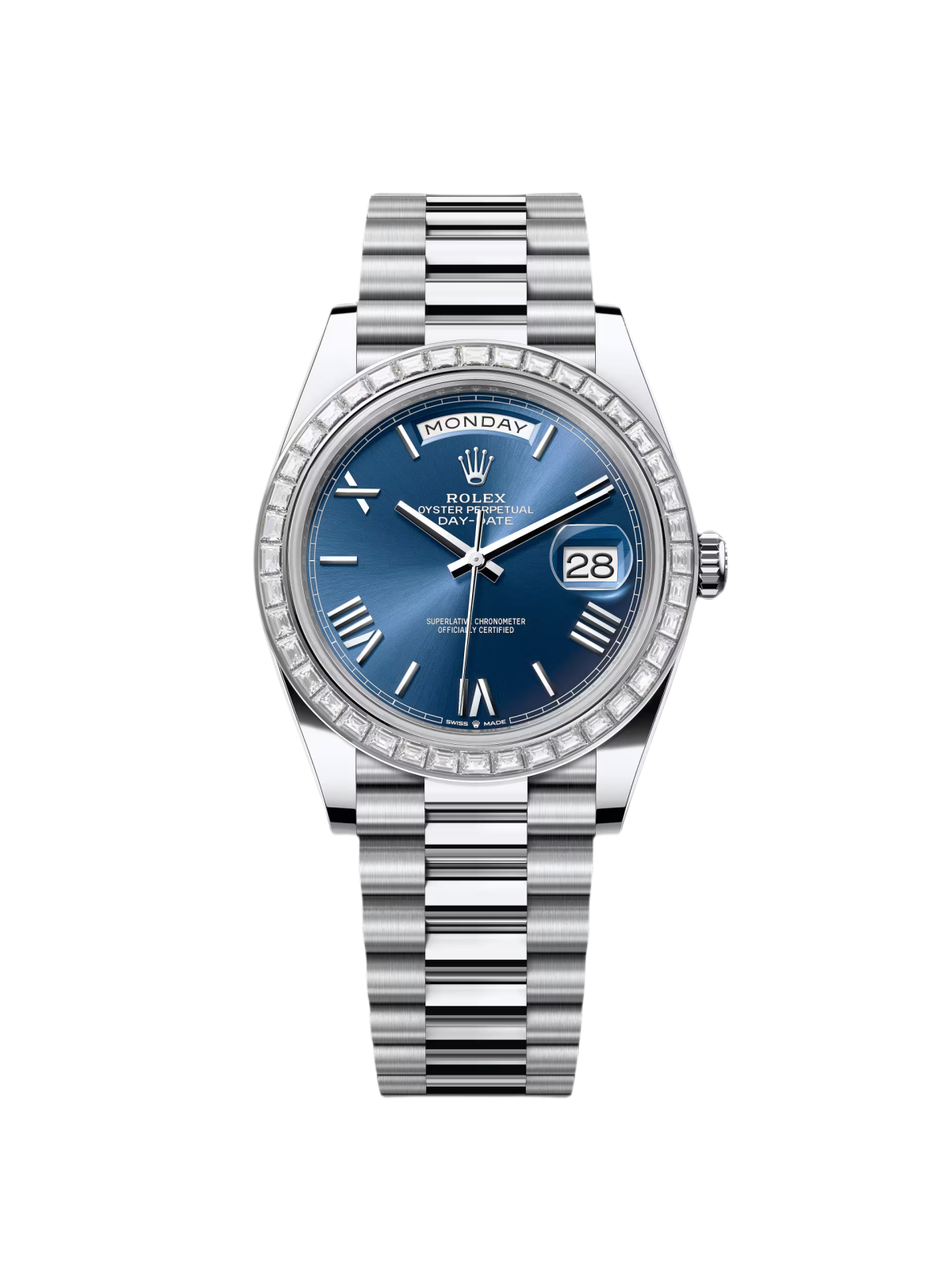 RLX Day-Date 40mm 228396TBR-0026 Blue Roman Dial