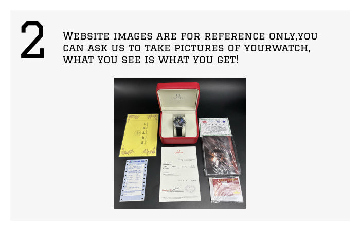 Step two: request photos of the watch before dispatch
